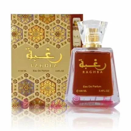 Good looking bottle with raghba by Lattafa Perfume