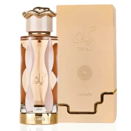 Teriaq fragrance by brand of lattafa with white rose flavor