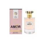 Luxury rose seduction amor perfume bottle