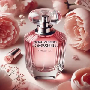 Victoria's Bombshell Eau de Parfum Luxurious bottle with flowes